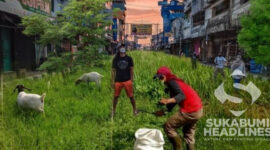 Foto editankondisi Jl. Ahmad Yani Kota Sukabumi. | Foto: Ardyan Helmi