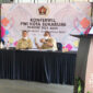 M Satiri (kanan) Ketua PWI Kota Sukabumi 2021-2022. | Foto: Herlan Heryadie