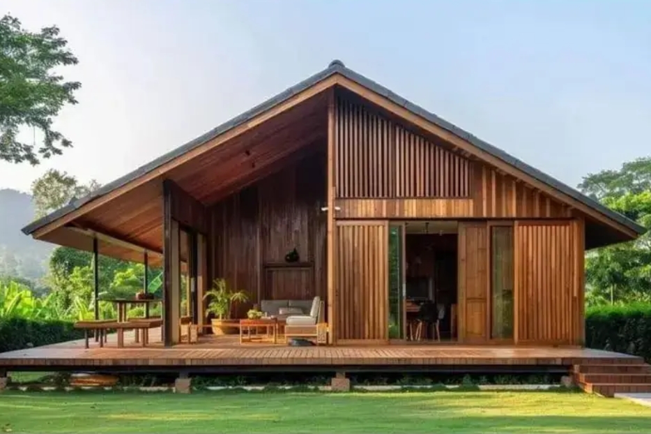 Bikin Adem Hati, 5 Model Rumah Bambu Cocok untuk Alam Sukabumi 2 Rumah bambu unik 2