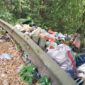 Tumpukan sampah di Jalan Alternatif Nagrak Sukabumi. | Foto: Andika Putra