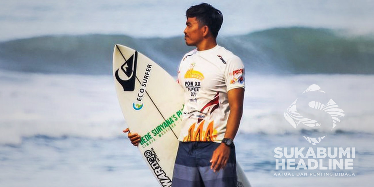 Atlet Surfing asal Sukabumi, Dede Suryana I Dede Suryana