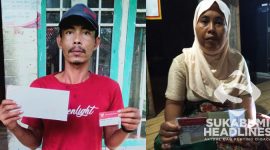 warga saat menunjukkan kartu BPNT I istimewa