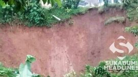 Tebing longsor di Parungkuda. l Istimewa
