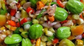 Sambal matah pete. l Istimewa
