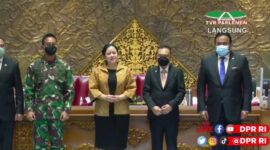 Jenderal Andika usai menjalani Fit and Proper Test. l Istimewa