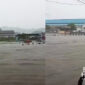 Banjir area Terminal Kota Sukabumi. l Istimewa