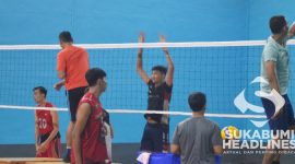 Para pemain Bhayangkara Samator berlatih I istimewa