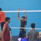 Para pemain Bhayangkara Samator berlatih I istimewa