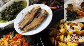 Menu masakan Sunda di Dapoer Eyang. l Istimewa
