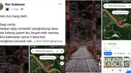 Jembatan Lalay Cimandiri. l Ifan Sutiawan
