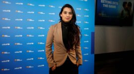 Kapten Timnas Afghanistan Khalida Popal. l World Football Summit