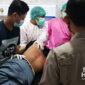 Korban saat tiba di Rumah Sakit I Istimewa
