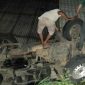 Mobil L300 terbalik di Parungkuda. l Istimewa
