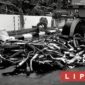 Belasan ribu knalpot bising dihancurkan di halaman Mapolres Sukabumi. l Istimewa