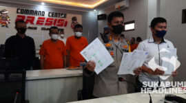 Pelaku penipuan di Sagaranten, baju orange. l Istimewa