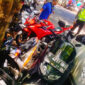 Mobil menyeruduk 6 motor di Palabuhanratu. l Istimewa