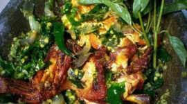Ayam Penyet Sambal Ijo. l Istimewa

