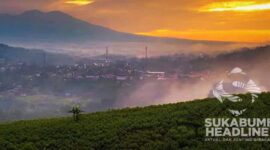 Sunset di Bukit Panenjoan Cibadak Sukabumi. l Istimewa