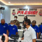 Kapolres Sukabumi Akbp Dedy Darmawansyah saat menunjukan hasil Operasi Qntik Lodaya 2021. I IStimewa
