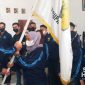KONI Kabupaten Sukabumi Sirodjudin melepas 19 atlet putra-putri karate. l Eka Lesmana
