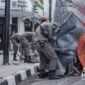 Pembongkaran lapak PKL Kota Sukabumi. l Humas Pemkot Sukabumi