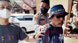 Terduga penganiaya anak yatim di Tegalbuleud Sukabumi diamankan polisi. l Eka Lesmana