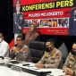 Konferensi pers Wakapolda Jatim. l Divisi Humas Mabes Polri

