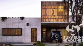 Rumah konsep industrial. l Istimewa

