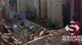 Rumah ambruk di Simpenan. l Istimewa