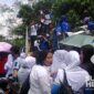 Demo buruh Sukabumi. l Istimewa