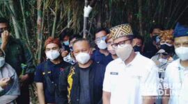Menparekraf, Sandiaga Uno mengunjungi Dapur Bambu di Kampung Cibiru. l Istimewa