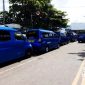 Suasana jalan depan PSM Palabuhanratu, Sukabumi. l Dok. sukabumiheadlines.com