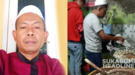 Bubun sedang memproduksi cilok. l Dok. Pribadi