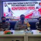 Konferensi pers Kapolrestabes Medan. l kompas.com