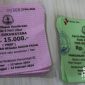 Karcis barang bukti dugaan pungli obyek wisata. l Dok. sukabumiheadlines.com

