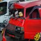 Colt Bogoran dan truk tabrakan di Cicurug. l Istimewa