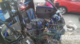Kecelakaan lalu lintas di Parungkuda. l Ade Yosca Baharetha