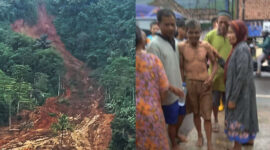Salah seorang petani nyaris jadi korban longsor Sumedang. l Istimewa
