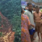 Salah seorang petani nyaris jadi korban longsor Sumedang. l Istimewa
