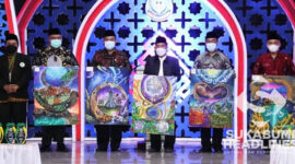 Para pemenang MTQ ke-45 Kabupaten Sukabumi. l Istimewa
