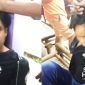 Pria tanpa Identitasnya diamankan warga karena ketahuan akan mencuri motor. l Istimewa
