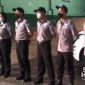 Seragam Satpam berlaku saat ini. l Ade Yosca Baharetha
