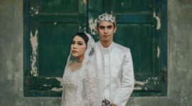 Potret Nadeo Argawinata saat menikah. l Instagram/@destiarasarii