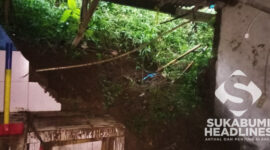 Dinding rumah warga Girijaya jebol. l Istimewa