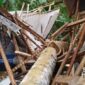 Rumah terdampak bencana angin kencang di Cicadas. l Istimewa