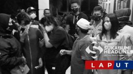 Suasana penyambutan keempat korban di Mapolres Sukabumi. l Dok. sukabumiheadlines.com