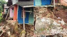 Rumah terdampak bencana di Limusnunggal. l Adi Saputra
