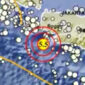 Titik pusat gempa bumi di Banten. l Istimewa