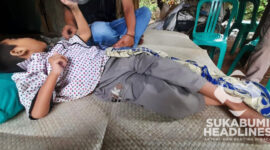 Muhammad Ikhsan, warga Kampung Cigaok, Cibodas, Cibitung, Sukabumi. l sukabumiheadlines.com
