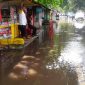 Genangan air di Jalan Raya Citepus-Cibolang, Palabuhanratu. l Istimewa
